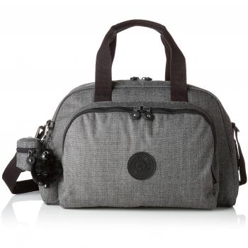 Kipling Camama Tragetasche – Grau Baumwollstoff