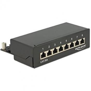 Patchpanel 8 Port Cat.6A für Desktop