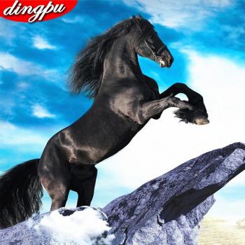 Tierische Diamantmalerei Pferd 30x30CM