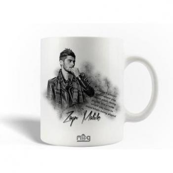 Mug en Céramique Zayn Malik Noir et Blanc