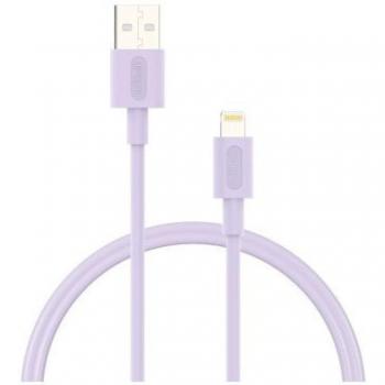 Cable USB a Lightning 1m Lila