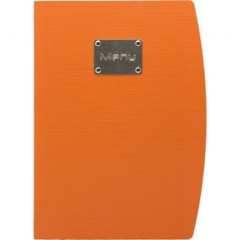 Carpeta de menú Securit RIO, formato DIN A4, color naranja