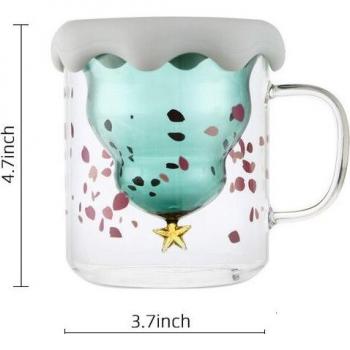 Taza Infantil de Árbol y Estrella de Navidad