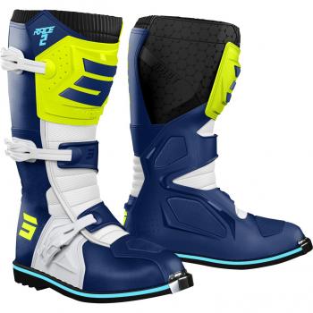 Stivali Racing 2 Giallo-Neon Blu