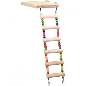 Set de columpio y escalera de madera para aves y roedores T8WE