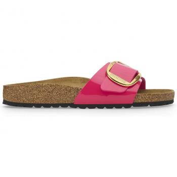 Sandalias Planas de Mujer Birkenstock Madrid Big Buckle Fucsia BB BF Patent 1027854 Talla 37