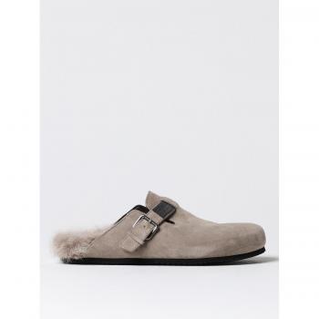 Brunello Cucinelli Women's Mules in Brown Suede