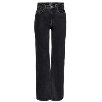 Jeans da Donna Only onljuicywide rea244 a Vita Alta Blu Scuro
