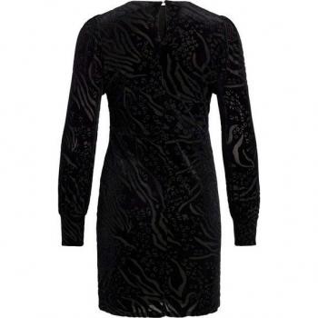 Vila Shirtkleid Samt Leo für Kurvige
