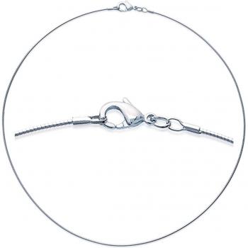 Collier Argent ‘Omega’ – Les Trésors de Lily M7289 42 cm