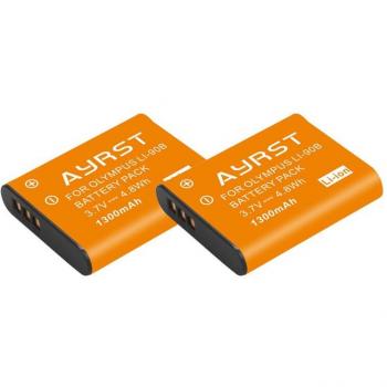 Akku und Ladegerät 1300mAh LI-90B für Olympus Tough TG-6, TG-5, SH-1, SH-2, SP-100