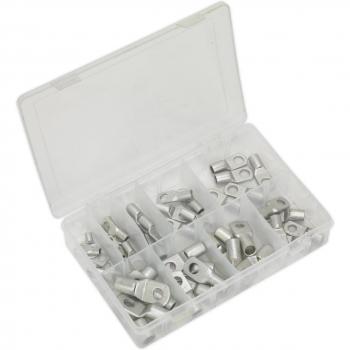 Sealey AB016CT 52-Piece Copper Lug Terminal Assortment Kit