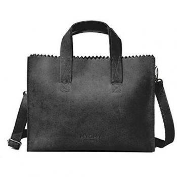 Myomy My Schwarze Papier-Handtasche Crossbody Hunter