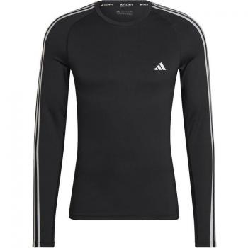 Adidas Performance Funktionsshirt TECHFIT 3-STREIFEN TRAINING LONGSLEEVE