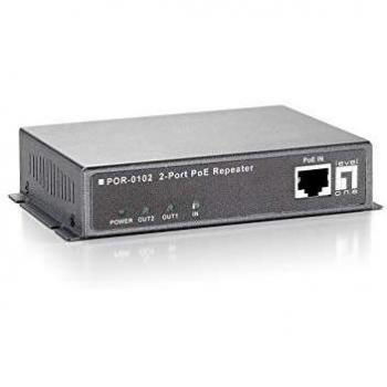 Digital data communication LevelOne POR-0102 2-Port PoE Repeater