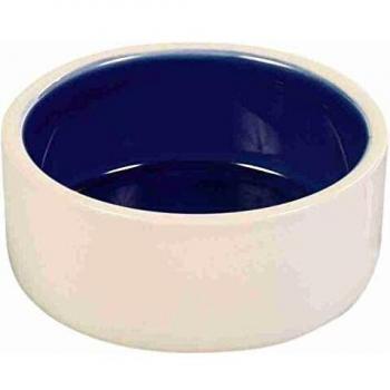 TRIXIE Keramik-Futterautomat – 12 cm – Blau und Creme