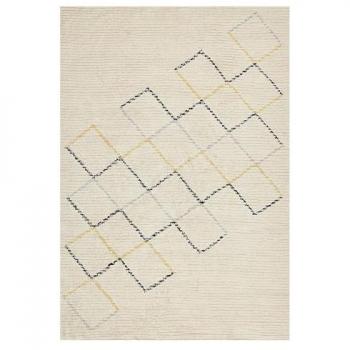 Tezpur Teppich aus Baumwolle 140 x 200 cm beige