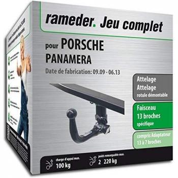 Attelage rotule démontable Rameder Porsche Panamera 13 broches