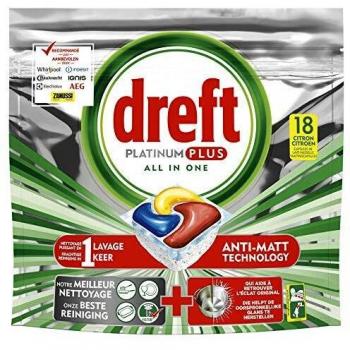 Dreft Platinum Plus Zitronengeschmack Spülmaschinenspülkapseln 320 g