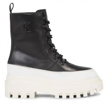 Calvin Klein Scarpe Donna Flatform Lace Up