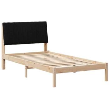 Tête de lit marron en pin massif pour lit 100x200 cm
