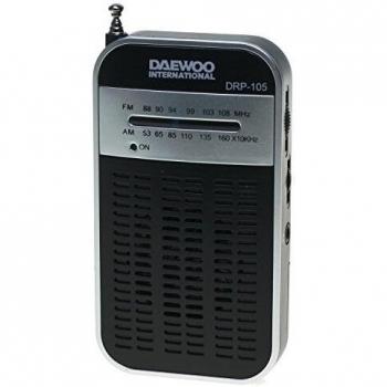 Daewoo DRP-105 in Silber – AM/FM Tuner