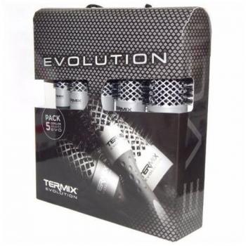 Termix Pack Profesional 5 Cepillos Evolution Plus para Cabello Grueso
