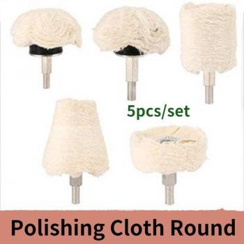 Roue en tissu blanc pour polissage