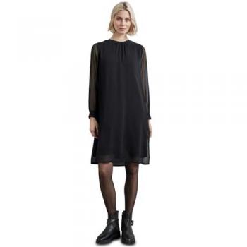 Street One Damenkleid Chiffon Schwarz