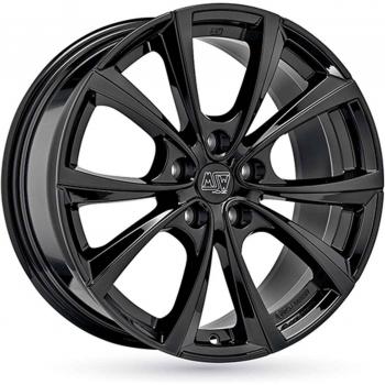 Jante en aluminium MSW 27 T 8.5x18 5x114.3 ET40 Noir Brillant