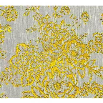 Architects Paper Textiltapete Metallic Silk Tapete mit Blumen 306571