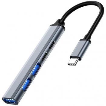 USB‑C Power Delivery Hub EW1149: 4 poorten (USB‑A 3.2 Gen1, USB‑2.0)