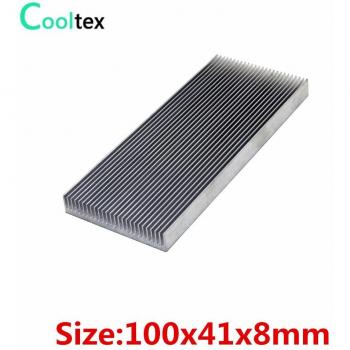 Aluminium Kühler 100x41x8mm für IC-Kühlung