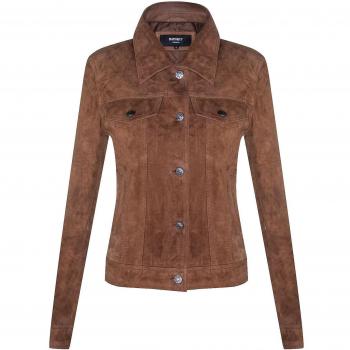 Geiten Suède Dames Trucker Jacket – Astoria Model
