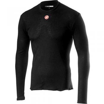 Herren Langarm-Base Layer von Castelli – Prosecco R Schwarz M