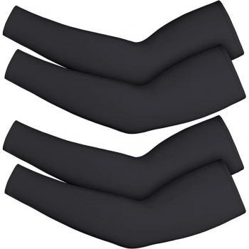 Manchons de compression thermique pour bras, 4 pièces, activités extérieures, cyclisme, basket-ball