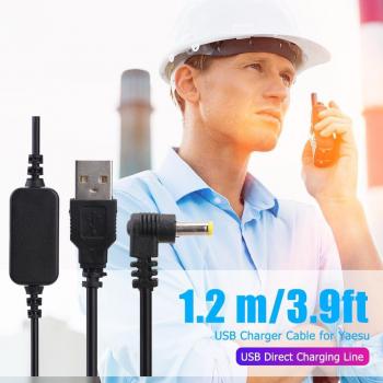 1.2m USB Charging Cable for Yaesu VX-6R, VX-7R, FT-60R, VX-150, VX-170, VX-177