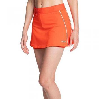 Falda Deportiva de Pádel Nox Team Naranja para Mujer