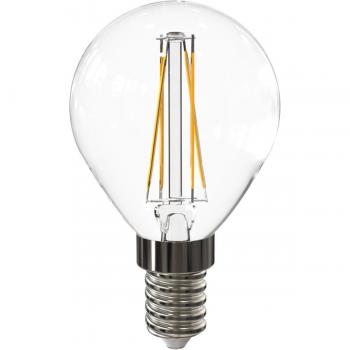 Garza Lighting Esférica LED Filamento Bombilla E14 4W 470lm 2700K Luz Cálida 360º