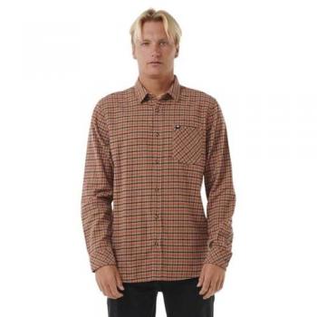 Classic Rip Curl Camicia Surf Terracotta a Maniche Lunghe