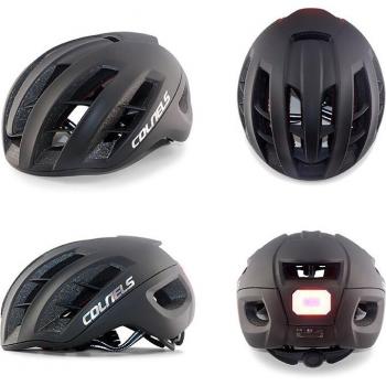 Pro Cycling Helmet with LED Lights for MTB