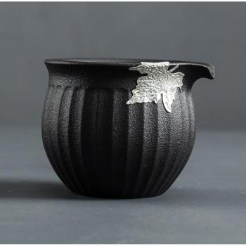 Tasse à thé noire en céramique 200ml