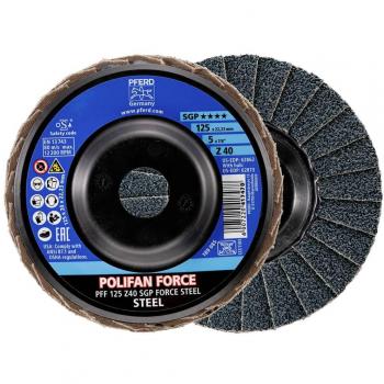 Disco a lamelle 125 mm PFERD PFF 125 Z 40 SGP FORCE STEEL