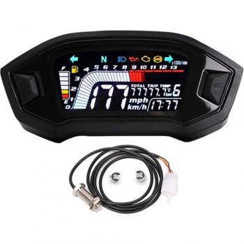 MLS062 RPM and Speedometer Gauge 199km/h for 1-4 Cylinder Vehicles