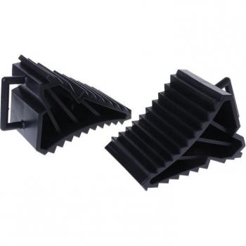Truck & Car Tire Chock Set – Dual Black Units