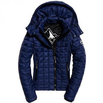 Chaqueta Superdry G50009NPF4, Deportiva, Mujer, Azul (Sport Code Navy), X-Large