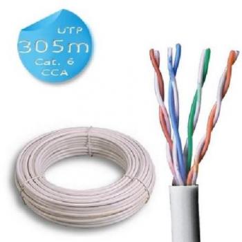 Cavo di rete UTP CAT6 Mach Power 305m CCA 0,56mm 23AWG Grigio