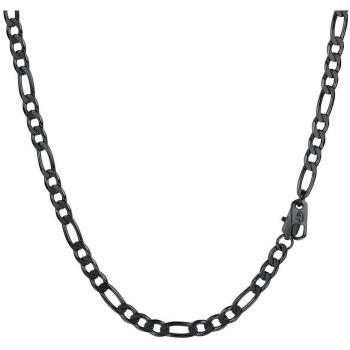 Chaîne Garçon Figaro Noir 46 cm, ras‑de‑cou