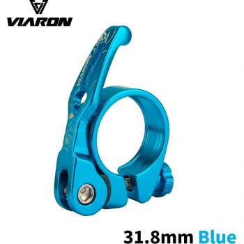 Tija de Sillín Ultraligera VIARON, Abrazadera de Liberación Rápida, 31,8mm, 34,9mm