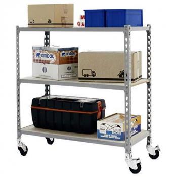 Estructura de Placas MaderClick Mobile (SIMONRACK) 900 mm en Gris/Madera